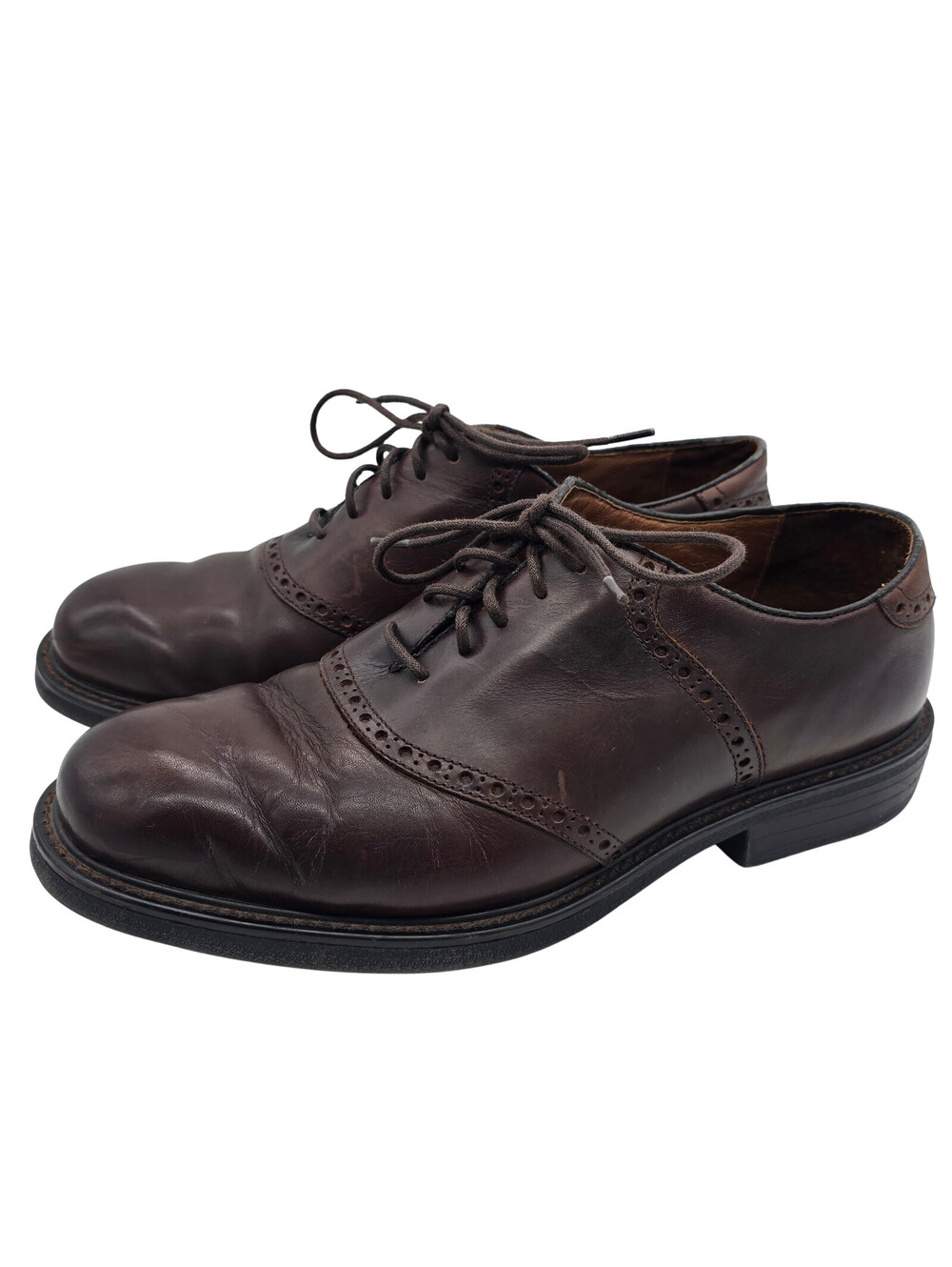 Florsheim Dress Shoes | Men's 10.5W | Brown Leather Cap Toe | Lace-Up Oxford
